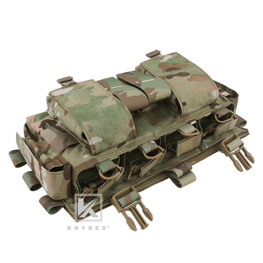 KRYDEX Tactical MF IV Placard Magazine Pouch Front Panel for Vest MC Camo