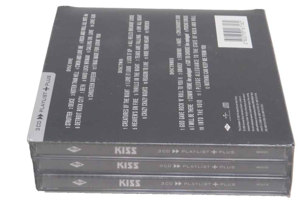 KISS GERMAN PLAYLIST PLUS 3CD OFFICIAL MERCURY 2009 SEALED