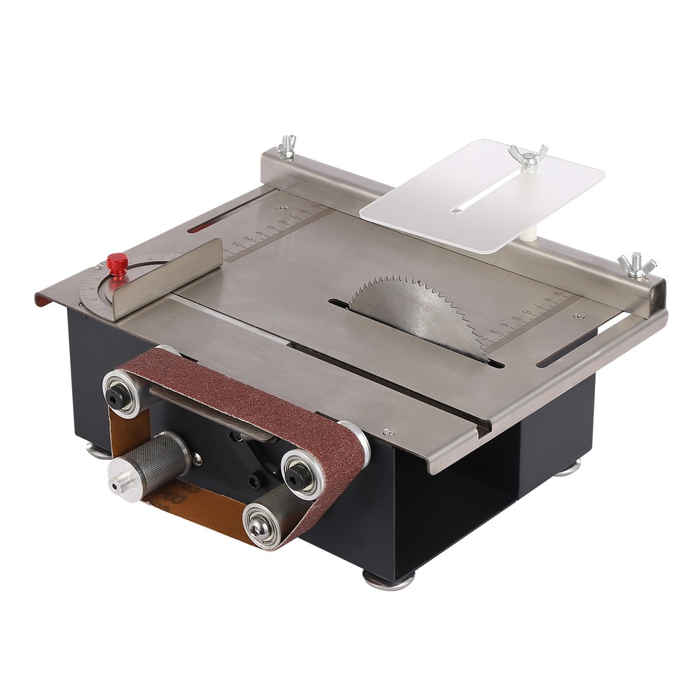 Mini Electric Table Saw Bench Circular Blade Woodworking Cutting Tool Machine US