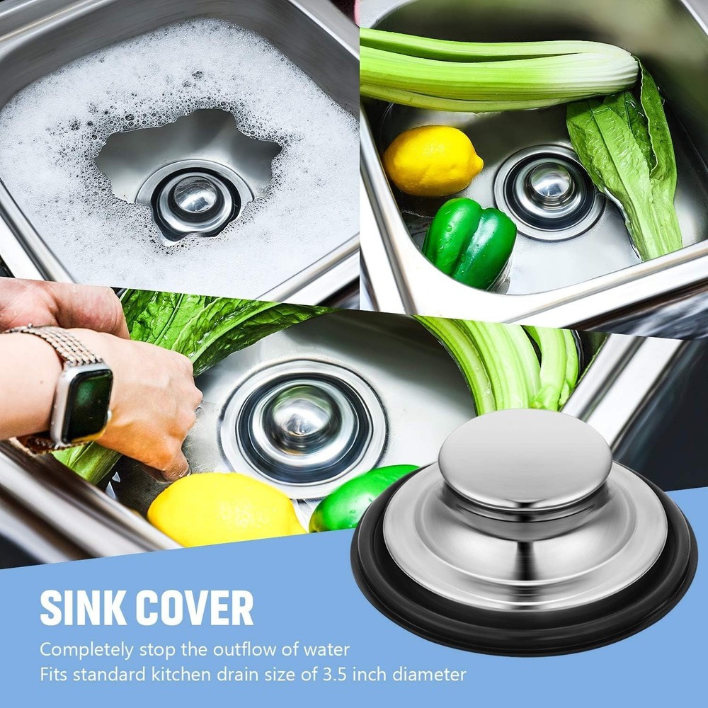 Modern Kitchen Sink Drain Strainer Set - Durable Stainless Design for Homeowners