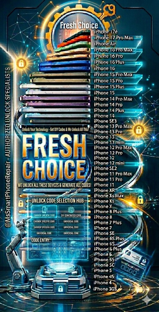 iPhone Unlock Service – All Models & Carriers DIY IMEI Code