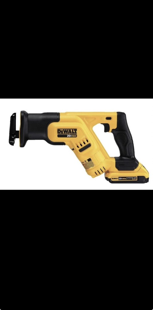 DEWALT DCS387D1  20-volt Variable Speed Cordless Reciprocating Saw