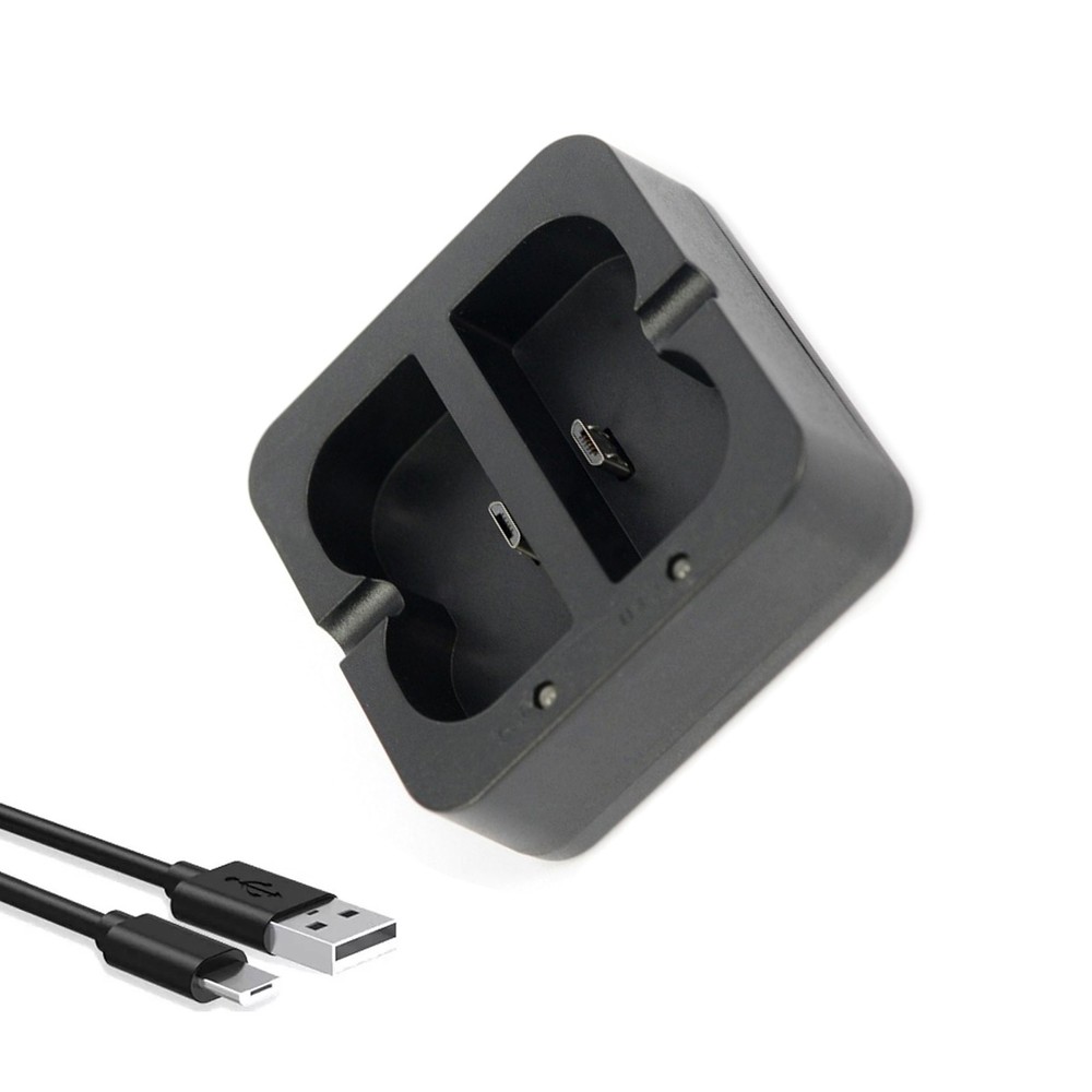 For Ring Doorbell 2/3/3 Plus/4 5V Quick Release Dual-Port Battery Charging Dock