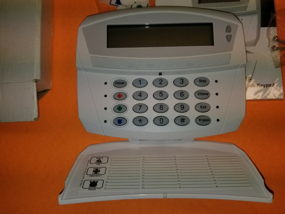 Interlogix GE Security CADDX NetworX NX-1448E 48 Zone Fixed LCD Keypad NEW!