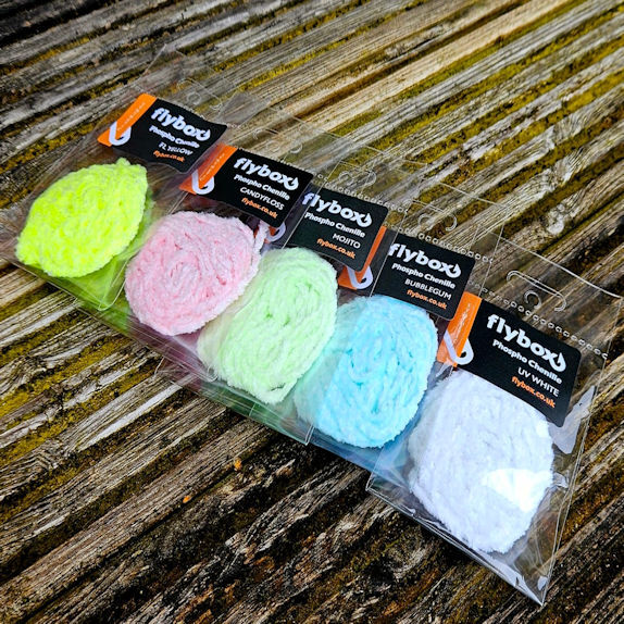 Flybox® Phospho Chenille * New 2025 STOCKS * 3m Per Pack