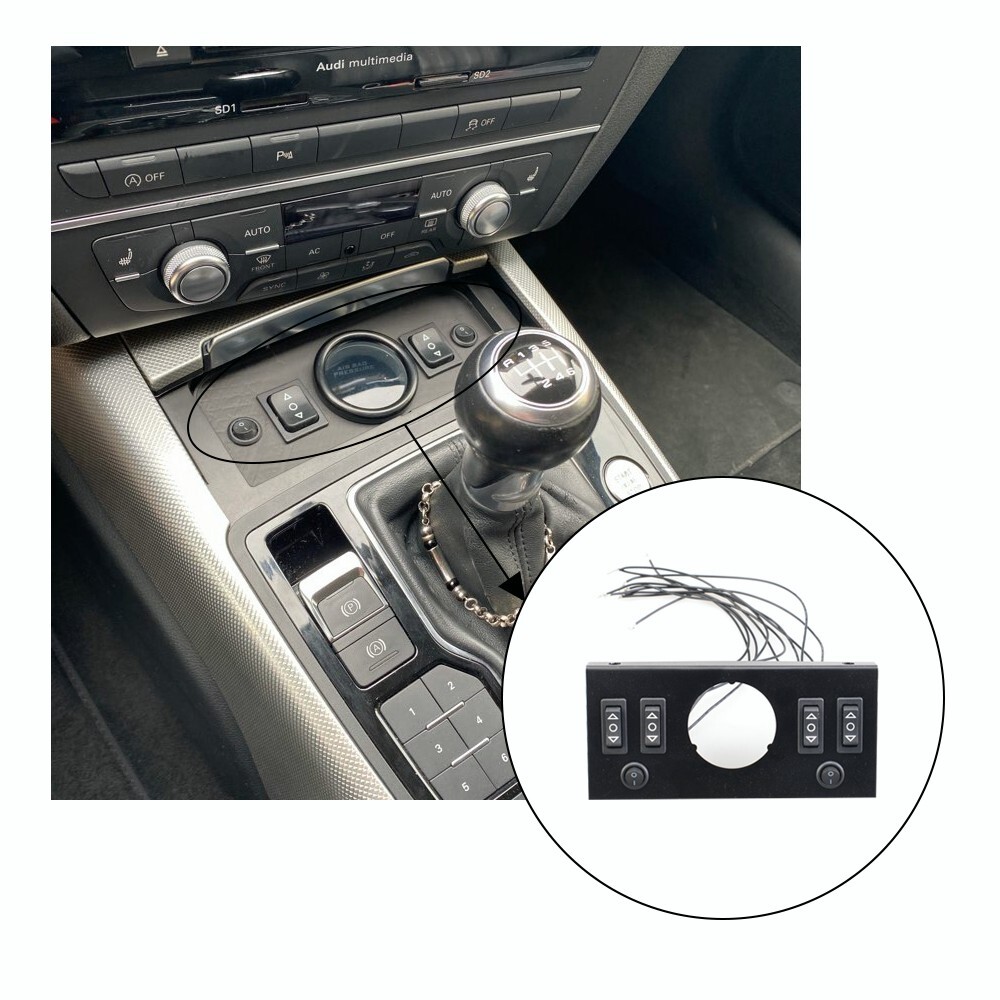 5 in 1 Display Air Suspension Pressure Gauge + Solenoid Valve + Control Panel