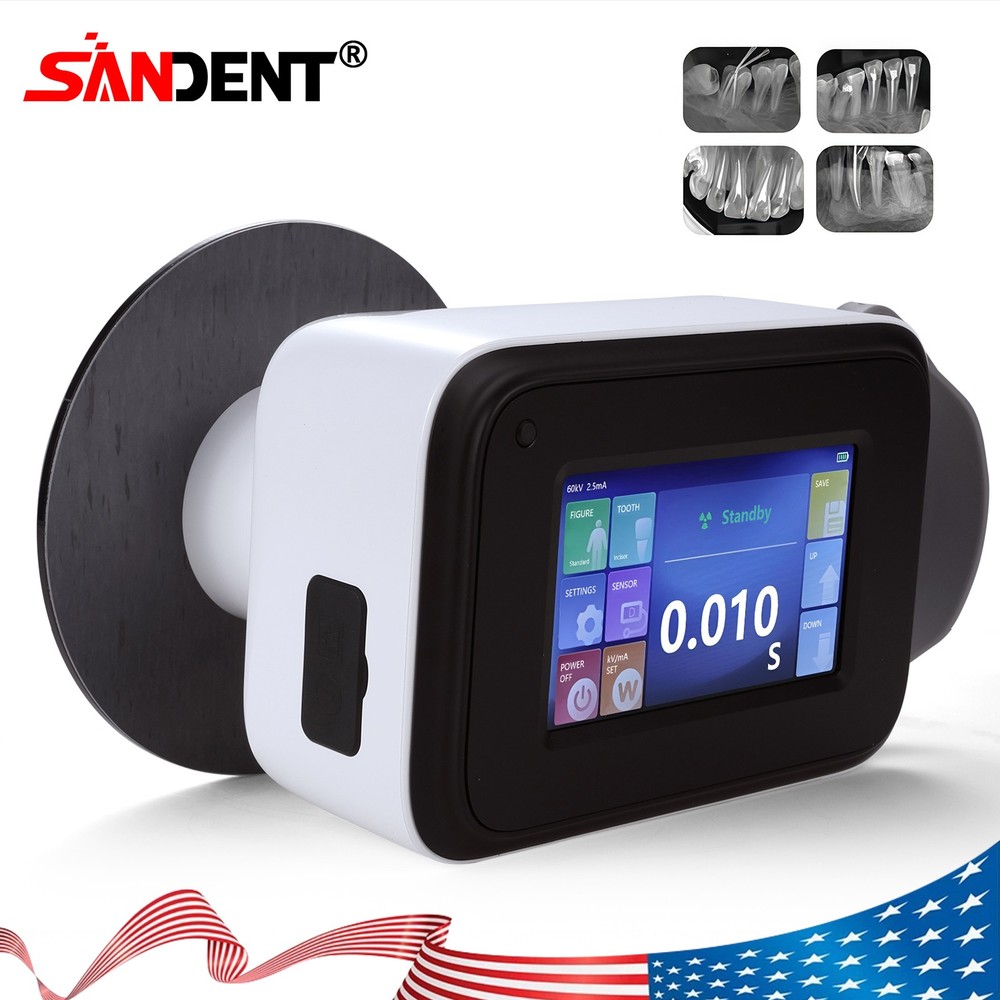 Dental Scatter Shield Protective Ring + Portable Handheld X-ray Machine Kit