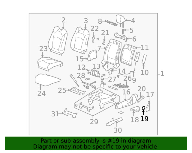 Genuine GM Adjust Handle Cap 15900563