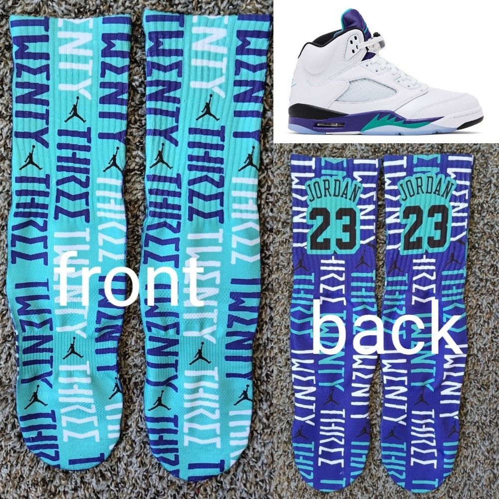 Grape 5s Socks