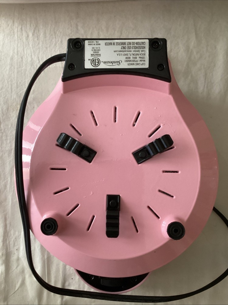 Sunbeam FPSBCMM901 Mini-Cupcake Maker Pink (Fully Functional)