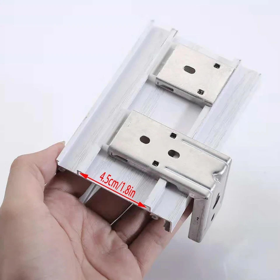 2 Sets Blinds Mounting Brackets with Screws, L Shaped Hardware for Zebra Roller