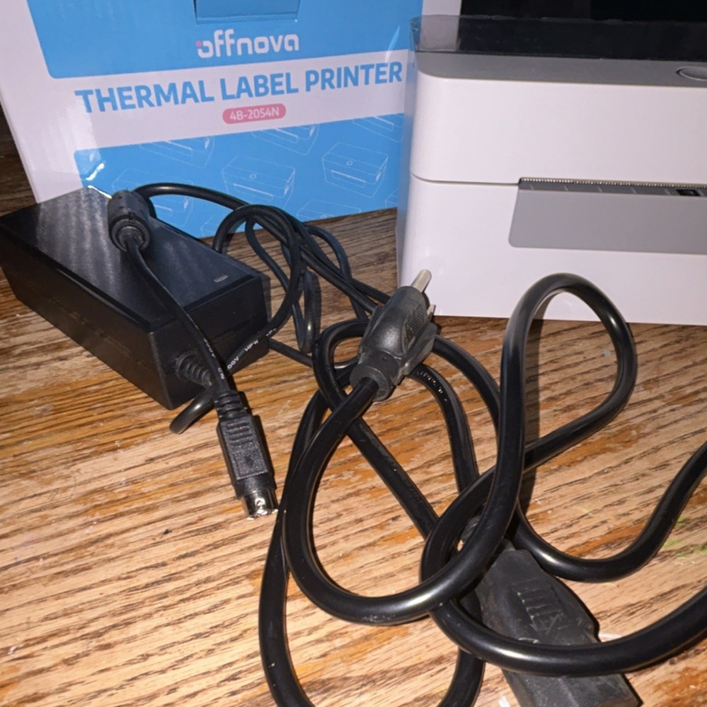 Offnova 4B-2054N Thermal Label Printer USB Black & White Direct Thermal