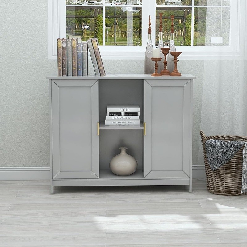 Multi Functional Storage Buffet Cabinet Kitchen Sideboard Entryway Home Decor US