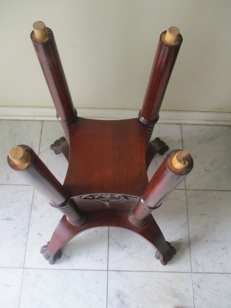 antique walnut accent table end table victorian side table center ship $75.00