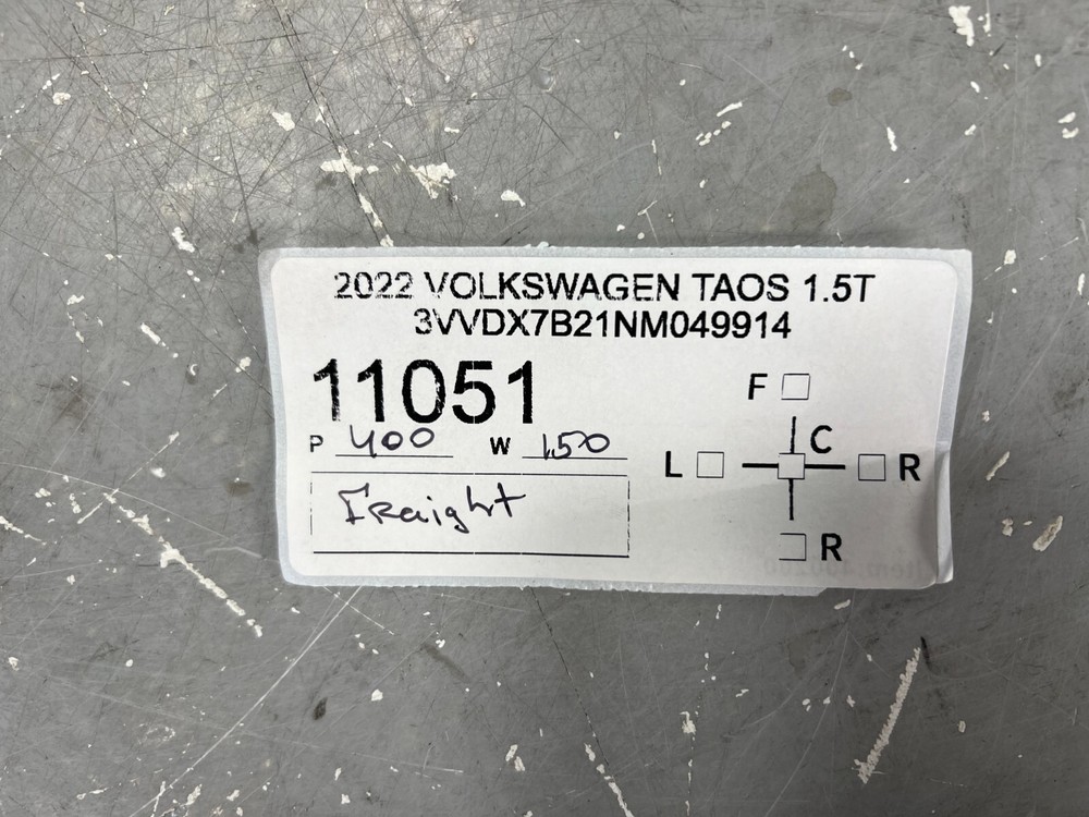2021-2024 VOLKSWAGEN TAOS DASHBOARD DASH BOARD FRONT PANEL OEM