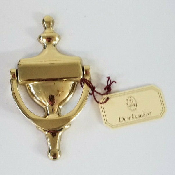Solid Brass Door Knocker Made in Spain New Open Box