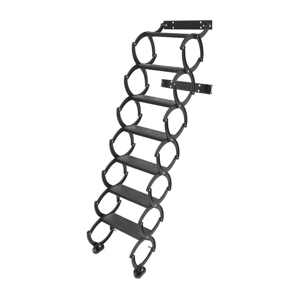 Wall Mounted Folding Ladder Telescoping Step Ladders Retractable Folding Stair