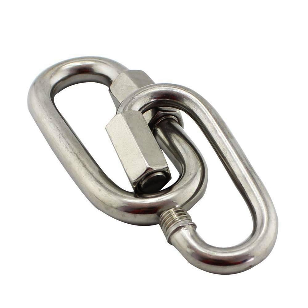 AyunweiStainless Steel D Shape Quick Link Chain Connector, Multi-Purpose Fast...