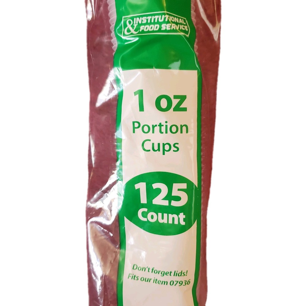 King Zak 1 OZ Portion Cups** No Lids 125 Count