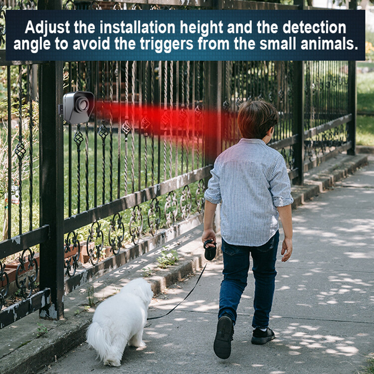 Wireless Driveway Alarm Outdoor Motion Sensor&Detector Security Alert System