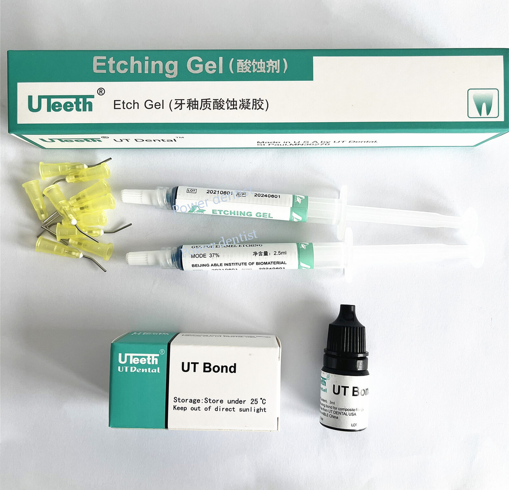 Dental Composite Resin Flowable Light Cure Flow Etch Gel Etching Bond Adhesive