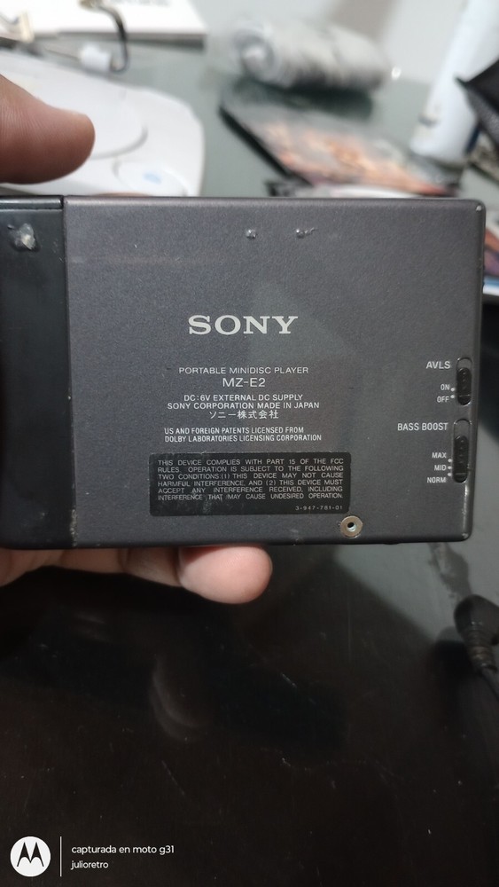 Sony Minidisc Mz-e2