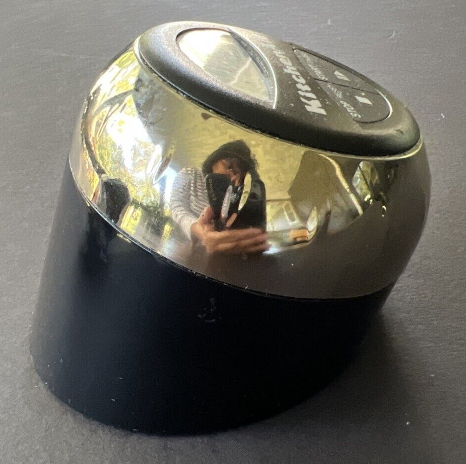 Kitchen Aid Digital Timer Black & Chrome Rotating Spin to Set Cooks Series