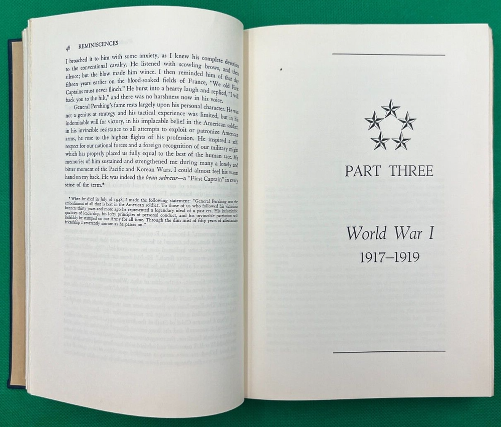"REMINISCENCES" BY GENERAL DOUGLAS MACARTHUR, 1964 FIRST EDITION