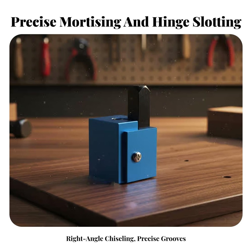 Corner Chisel Ergonomic Handle Woodcraft Equipment for Blue