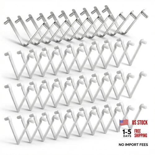 Pool Butterfly V Clips - 40 Pcs Universal Pool Pole Clips with 10 Stainless