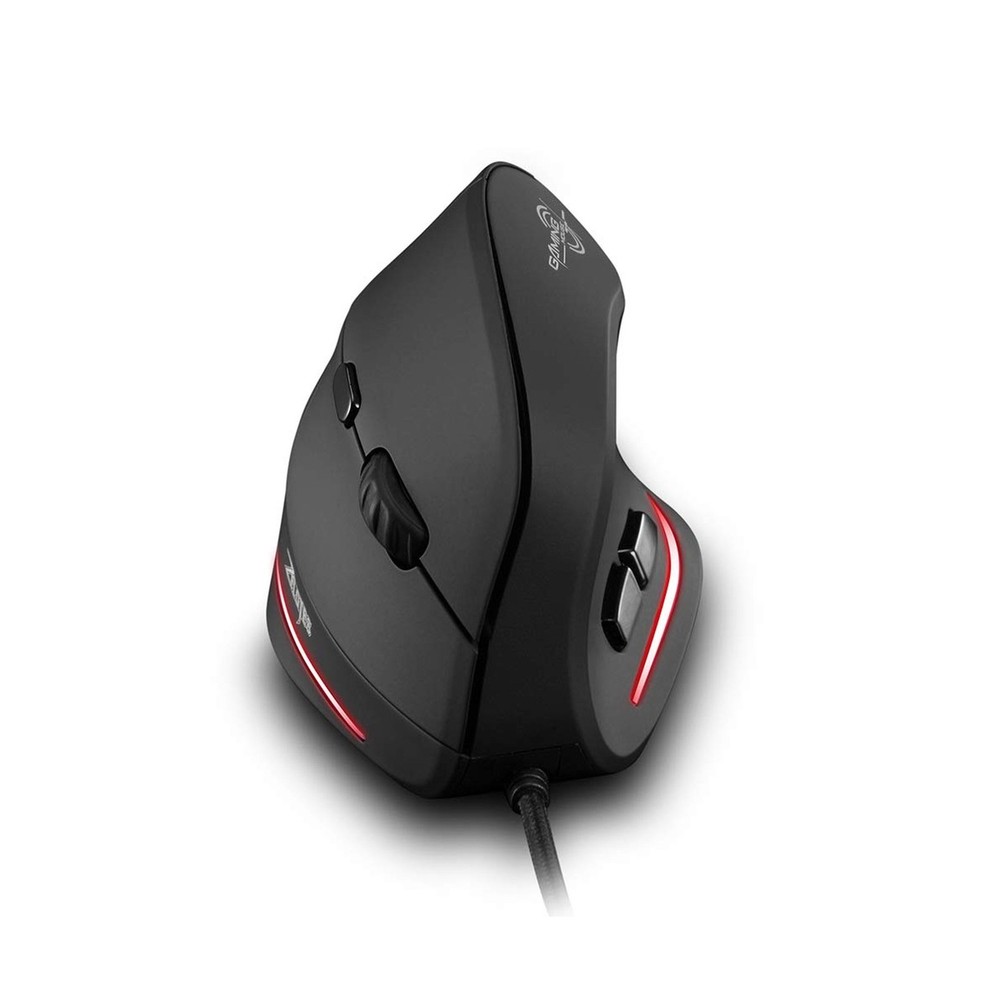 zelotes Vertical Ergonomic Mouse,3200DPI,6 Buttons,LED Illumination,Preventio...
