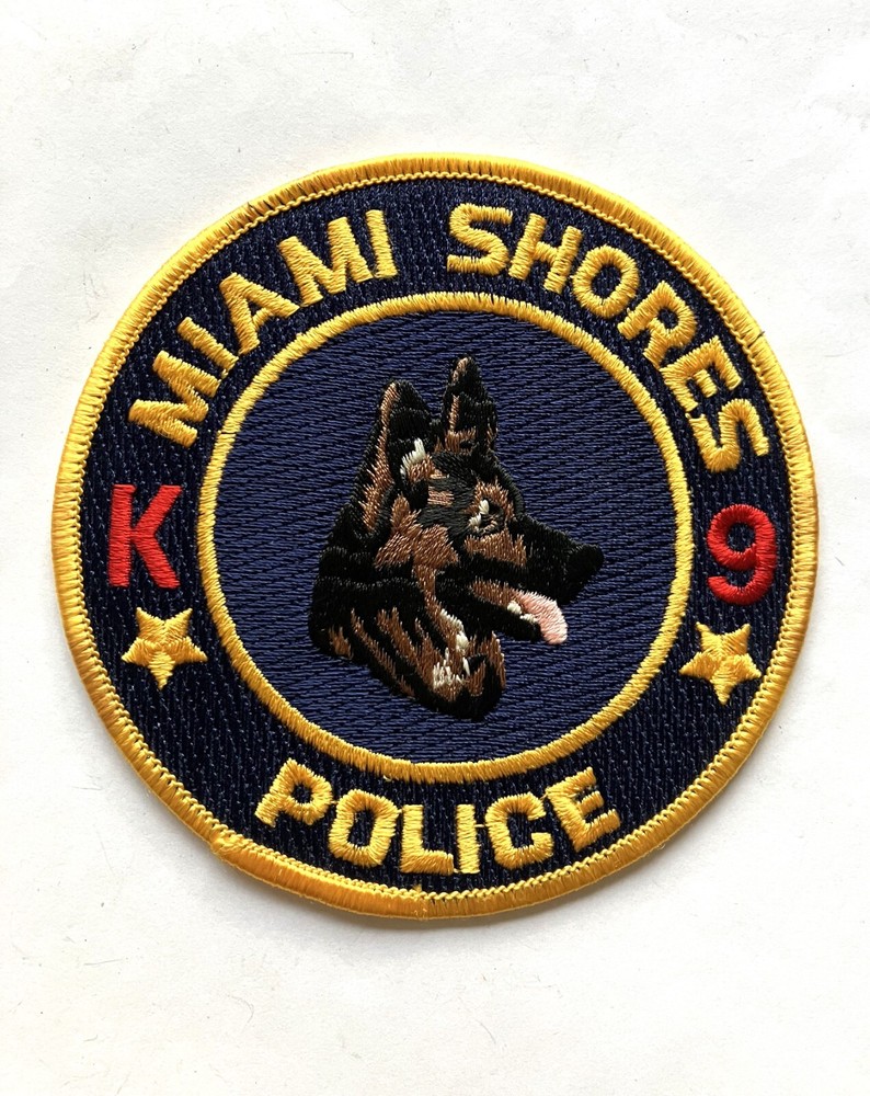 Obsolete Miami Shores Police K-9 unit patch, Florida