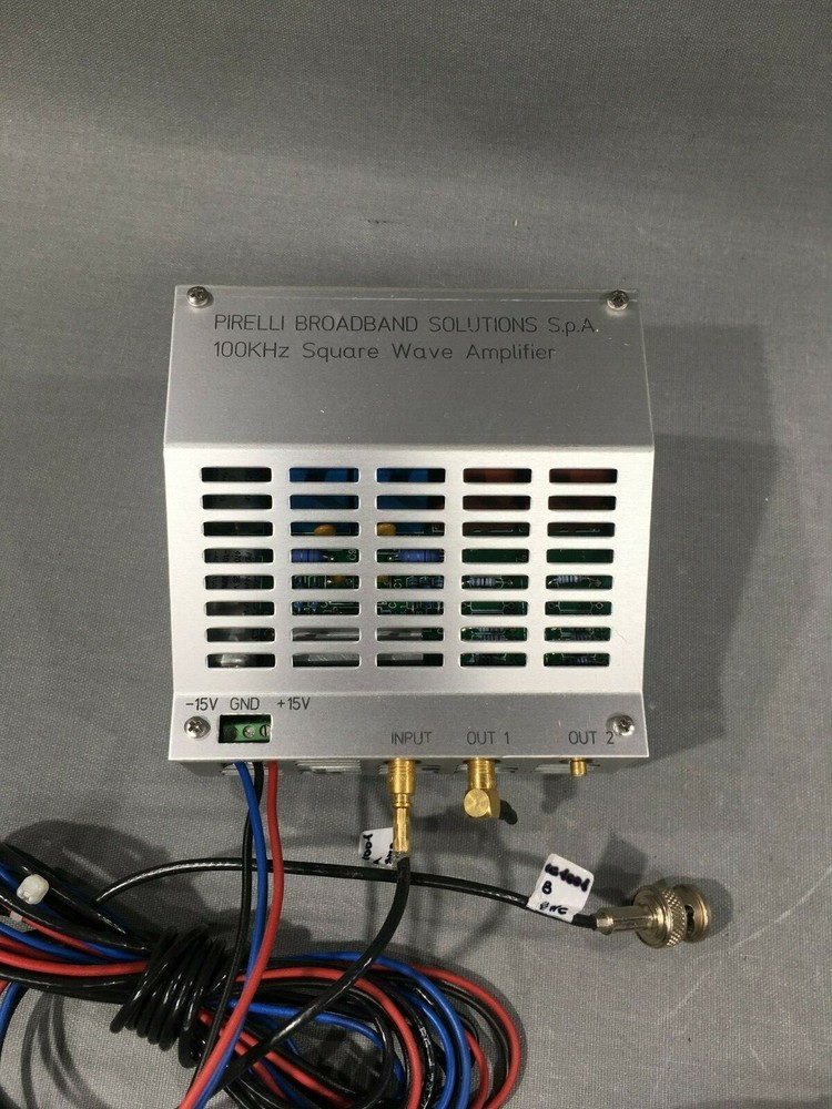 PIRELLI BROADBAND 100HZ SQUARE WAVE AMPLIFIER