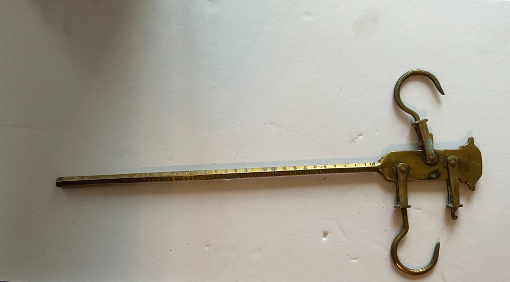 Antique Brass Hanging Balance Scale