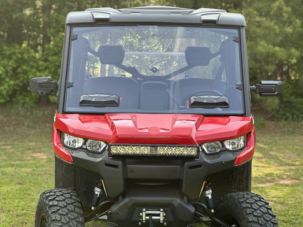 Can-Am Defender HD5 HD7 HD8 HD9 HD10 & Max Vented Full Front Windshield 2016-24