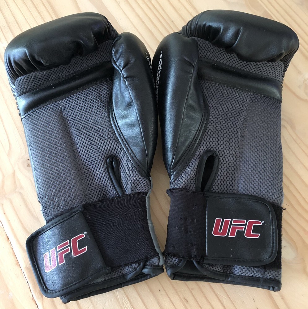 ufc ultimate fighting championship gloves gray 16 oz
