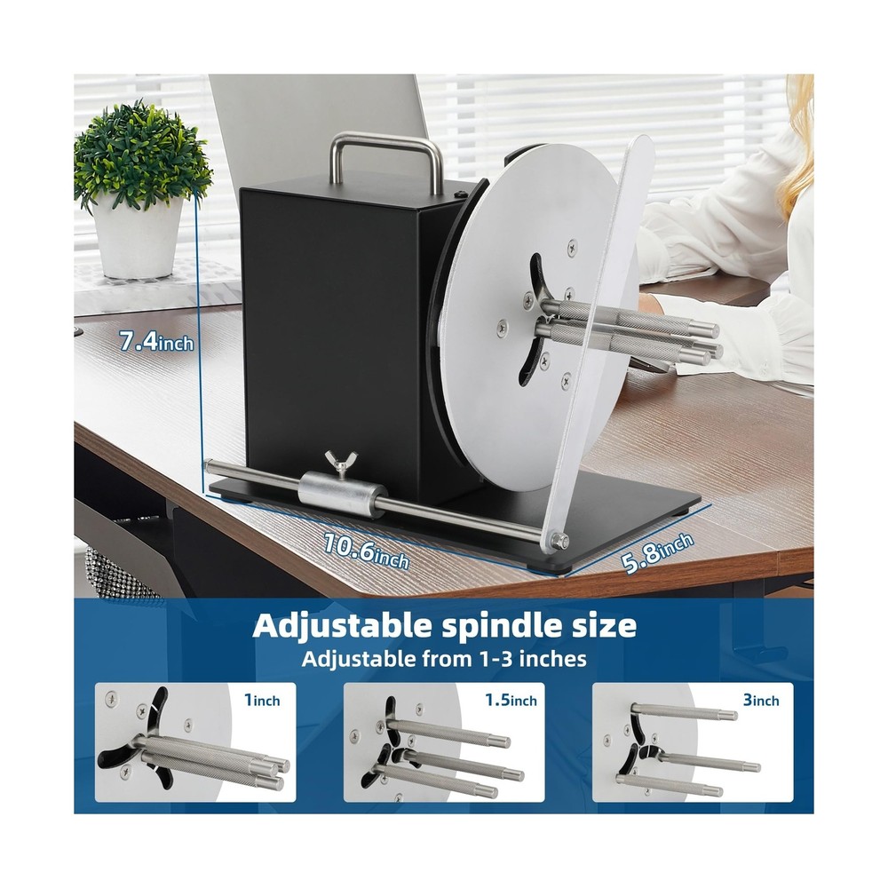 Automatic Label Rewinder Machine, Update Label rewinder Supports Any Size by ...