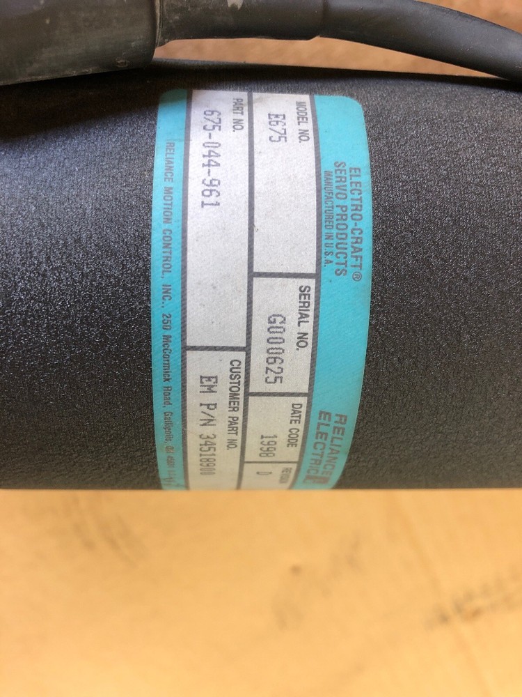 34518900 Rascal Motor E675 Right Side