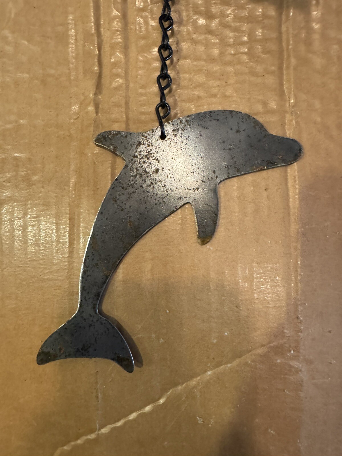 Large Handmade Joe Coniff North Country Style Triangle Wind Chime Bell W/ Option