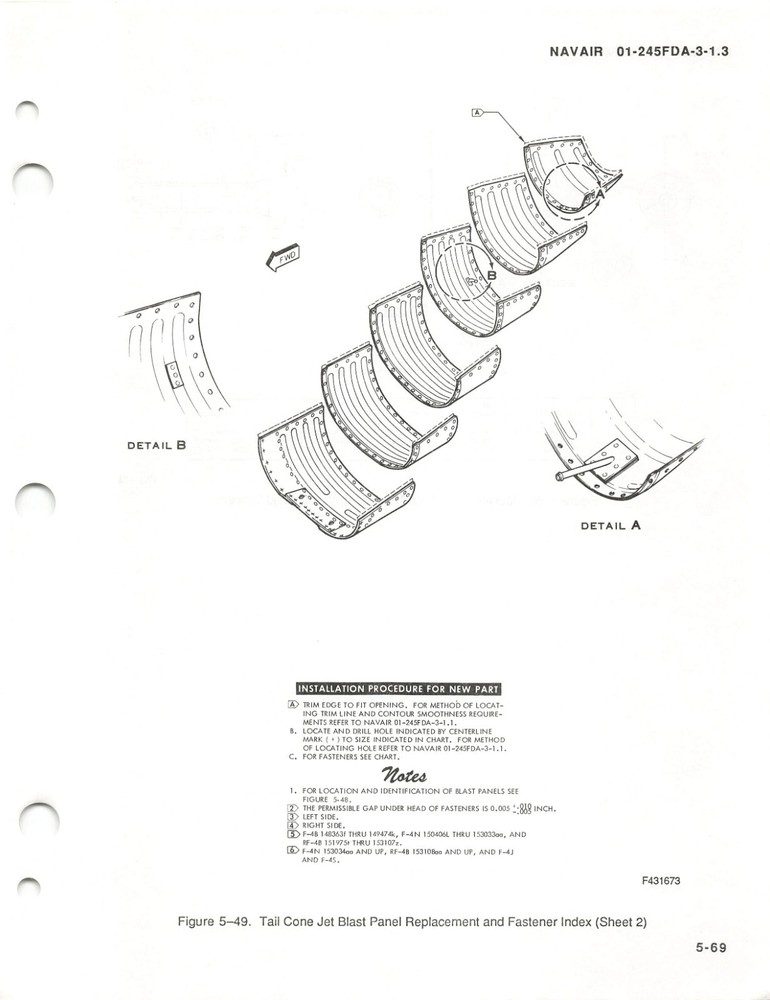 F-4 Phantom (Navy) 2000 Structural Repair-Doors & Rem Panels Flight Manual - CD