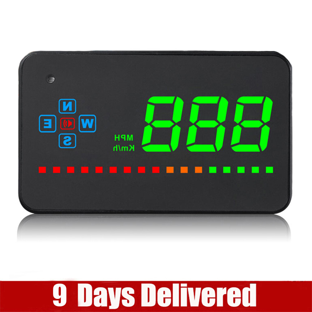 A2 Head Up Display GPS Digital Speedometer Electronics Auto Windshield Projector