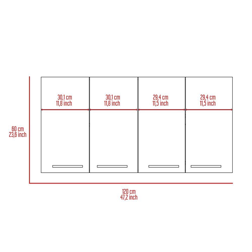 Oceana 120 Kitchen Cabinet White