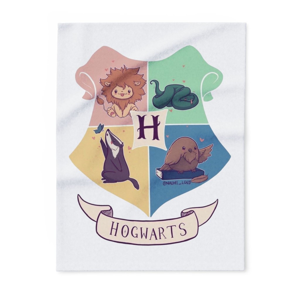 Hogwarts Crest Blanket | Fleece Arctic Blanket