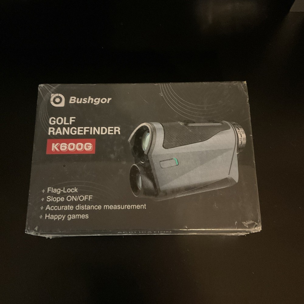 Bushgor model K600G Golf Rangefinder With Slope Sealed in Box
