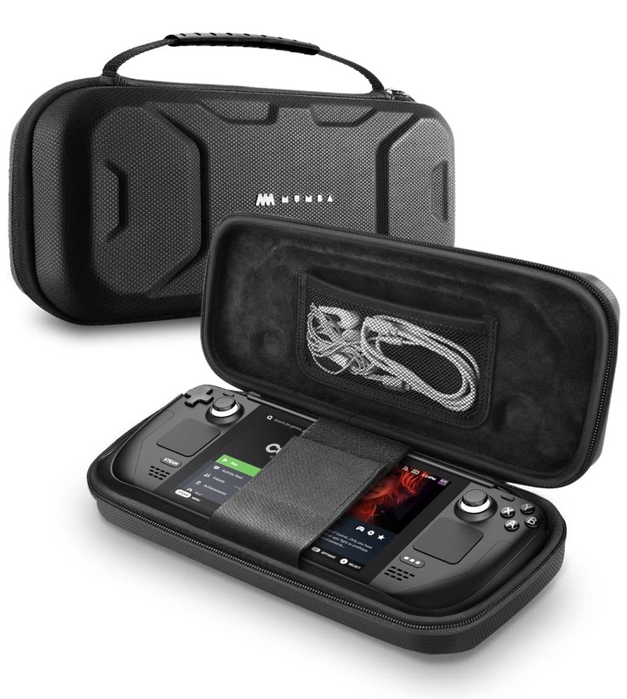 Mumba Carrying Case Compatible with Steam Deck Case, Black