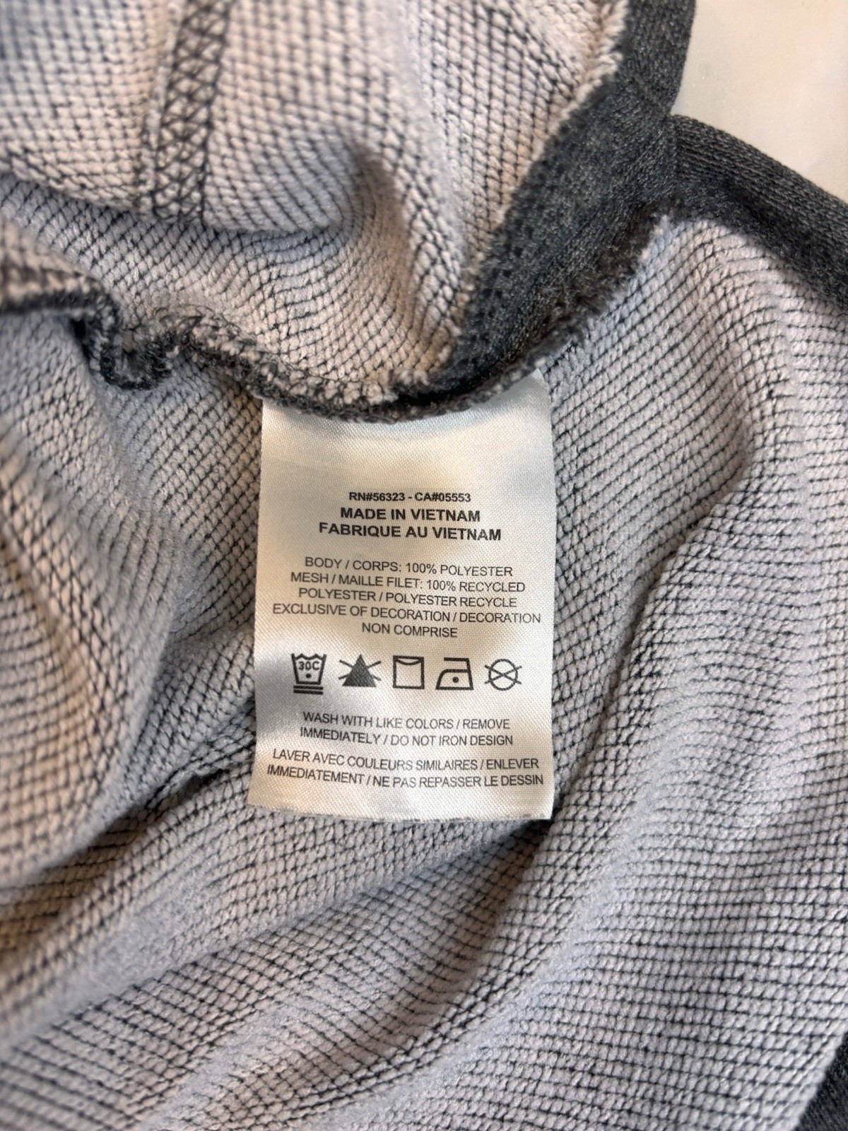 Nike Yoga Crew Pullover With Front Kangaroo Pocket Women’s Small Gray