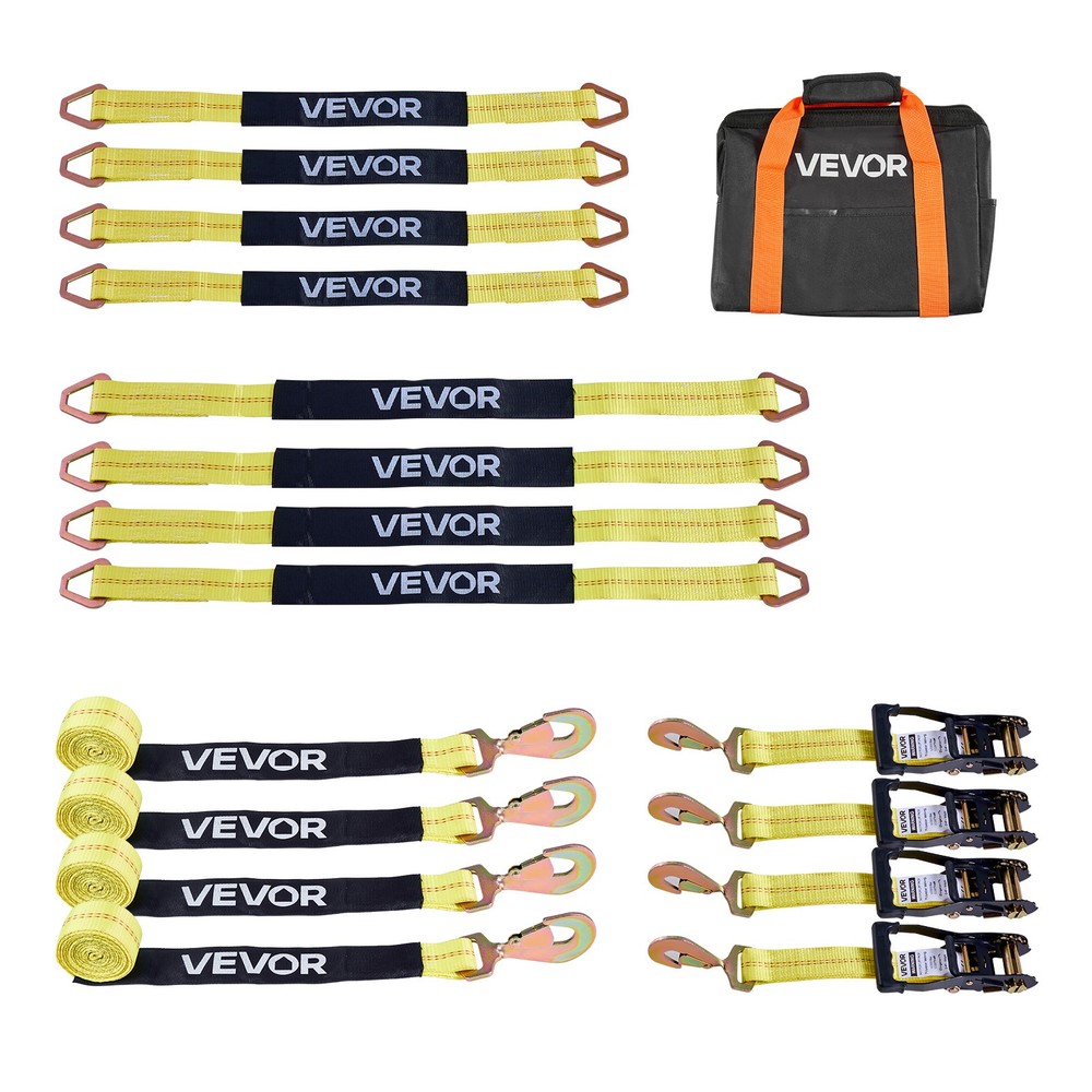 VEVOR Wheel Chock Tie-Down Kit with Break Strength 10009 lbs Working 3333 lbs