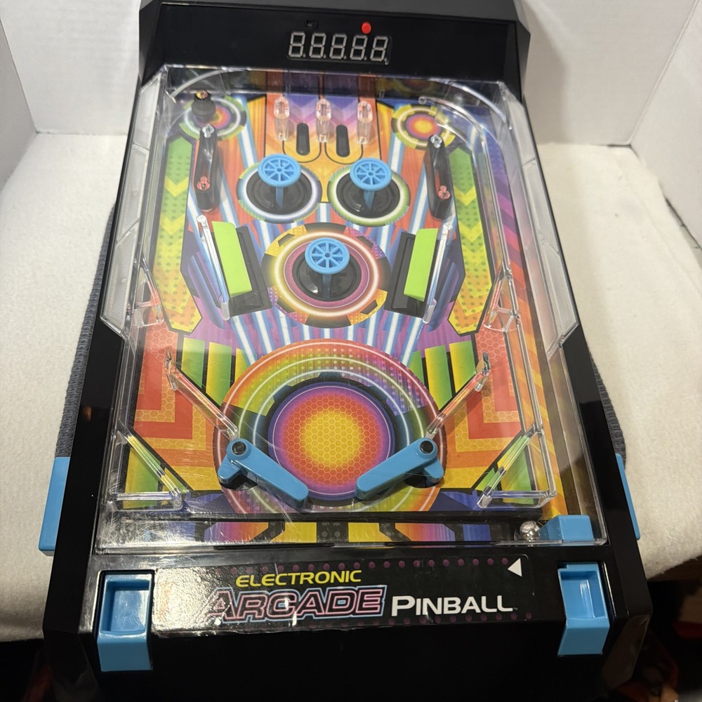 Electronic Arcade Tabletop Pinball Machine Sounds Lights