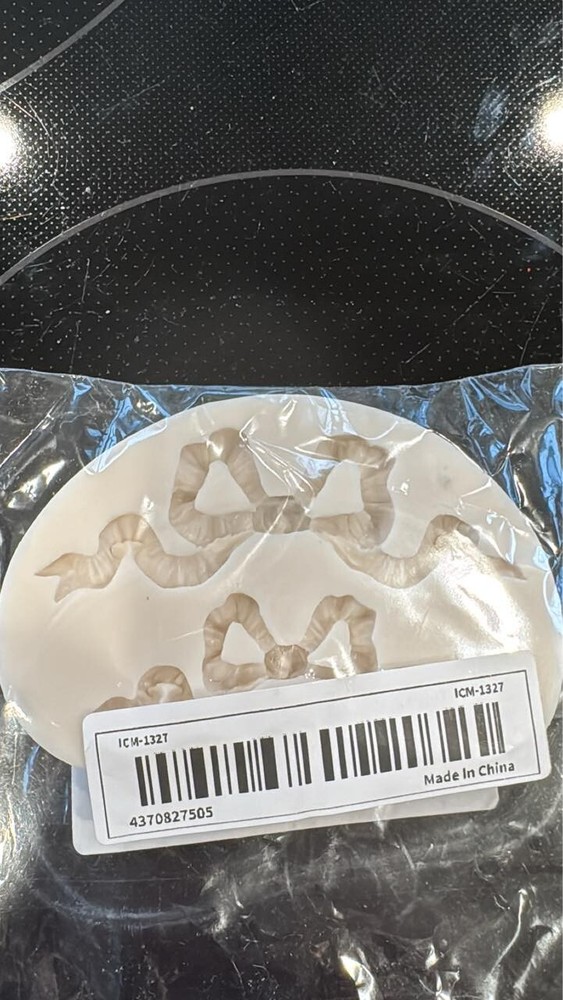 Bow Ribbon Polymer Clay Molds Cake Decorating Tools mould epoxy silicone