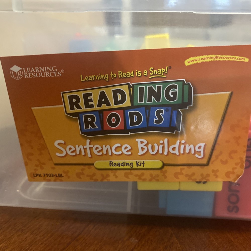 Reading Rods Sentence Building READING KIT Grades 1-4 By learning resources